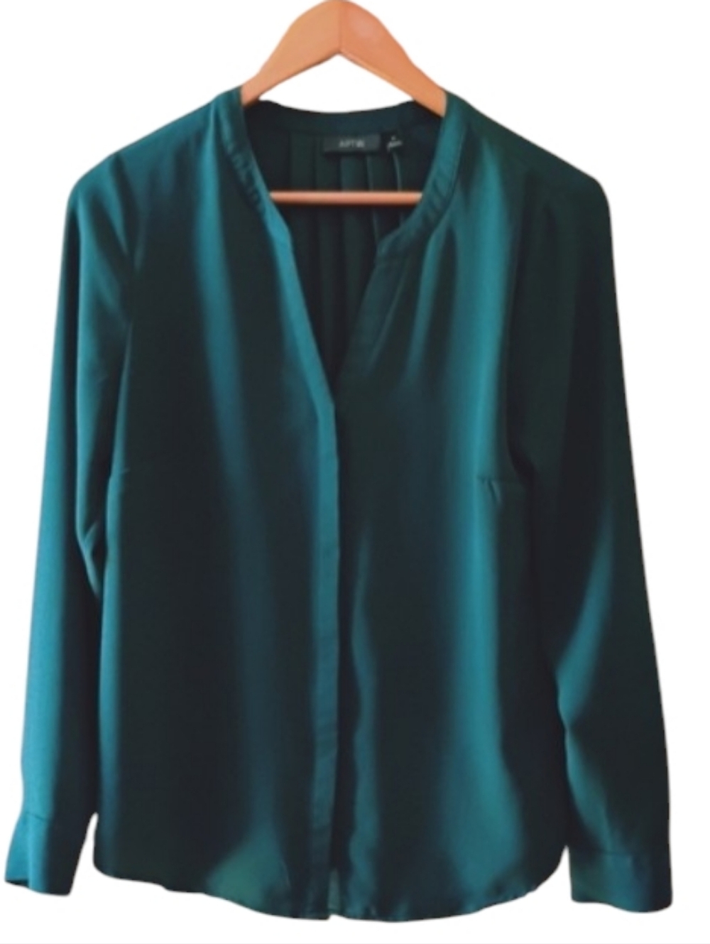 Apt. 9 Elegant Forest Green Blouse